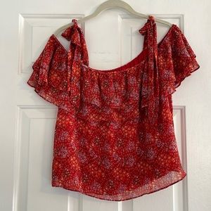 Rebecca Minkoff Open Shoulder Top